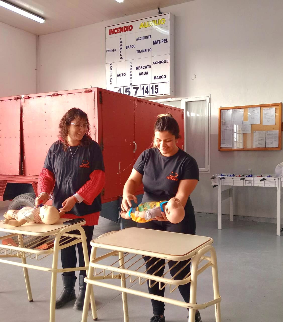capacitación en Reanimación Cardiopulmonar (RCP)
